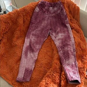 Textured Purple Pants